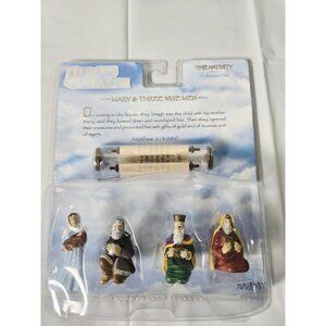 Rare 2004 Heroes of Faith Nativity Collection One Mary & The Three Wise Men